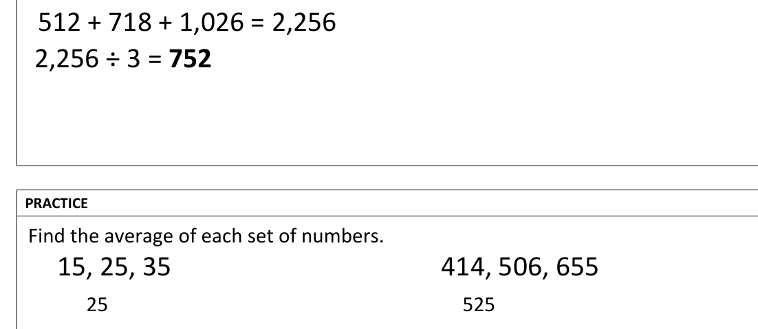 worked example from the course notes