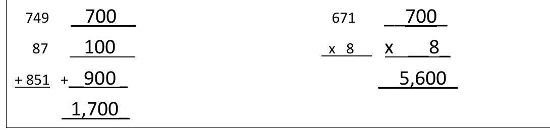 worked example from the course notes