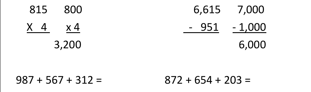 worked example from the course notes