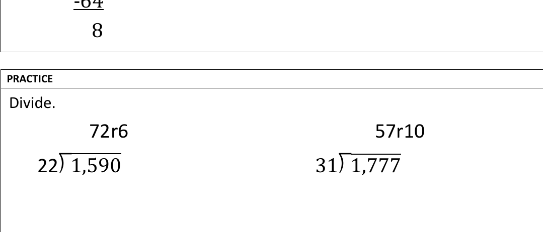 worked example from the course notes