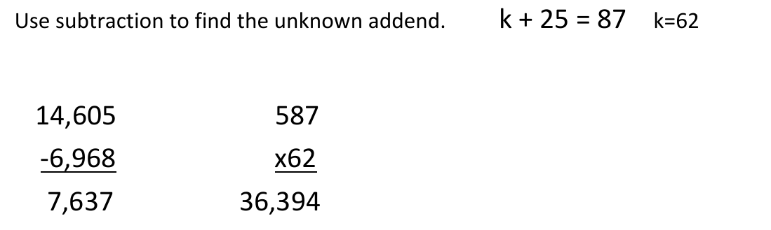 worked example from the course notes