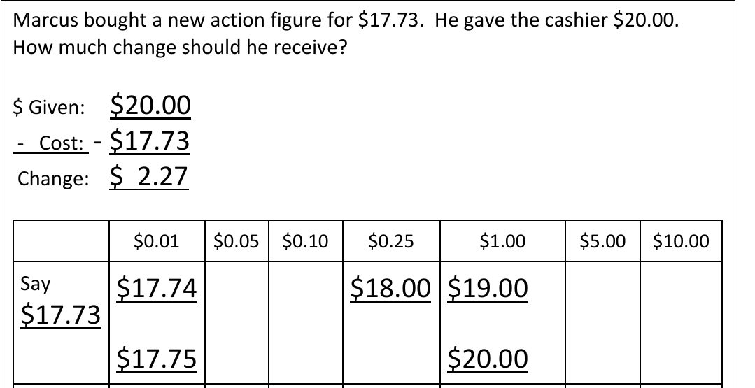 worked example from the course notes