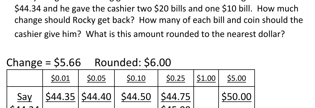 worked example from the course notes