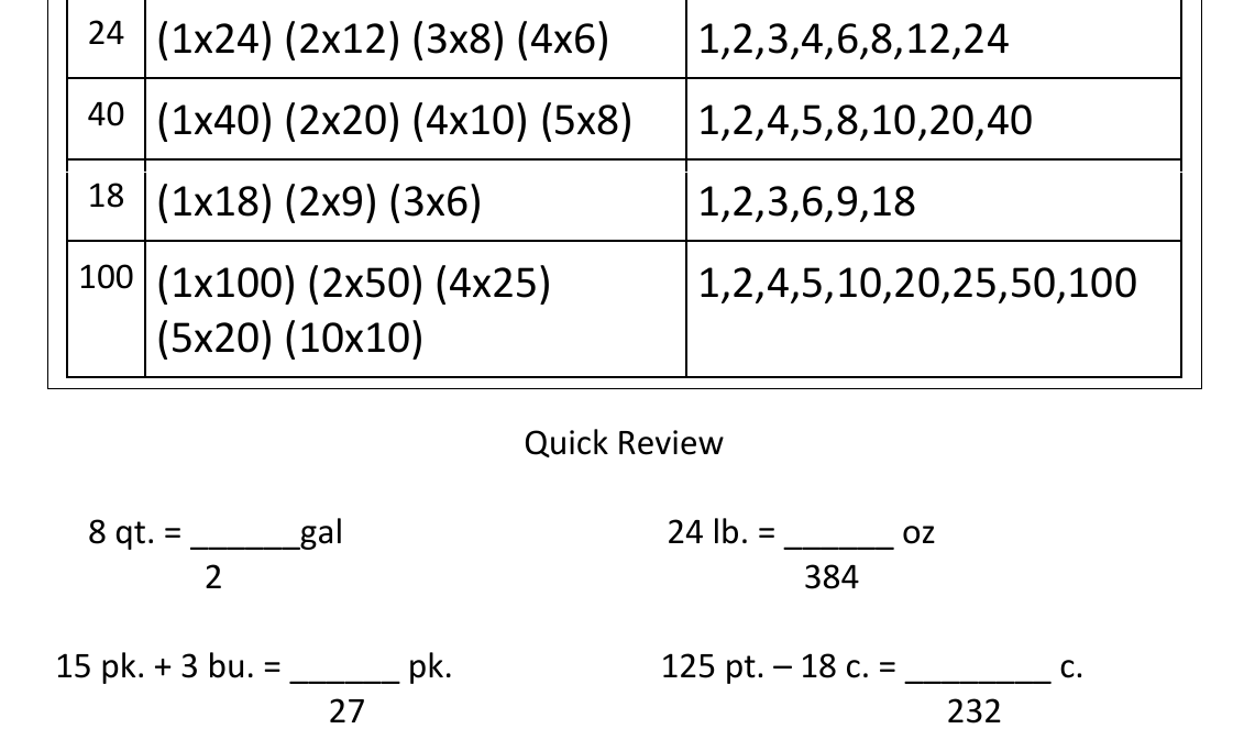 worked example from the course notes