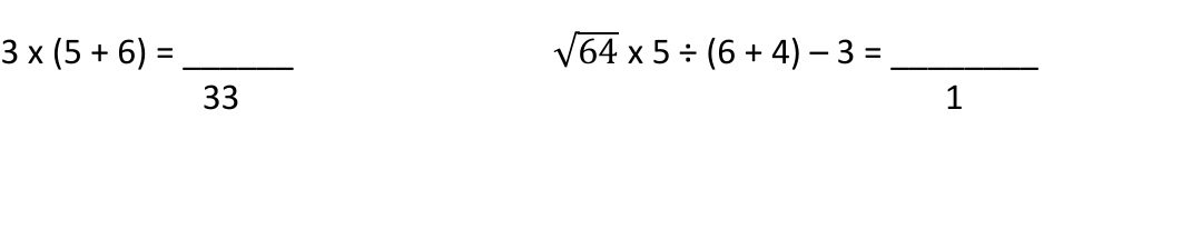 worked example from the course notes