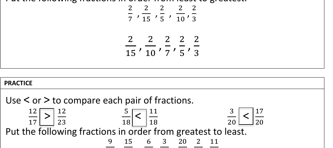 worked example from the course notes