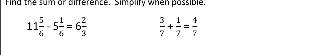 worked example from the course notes