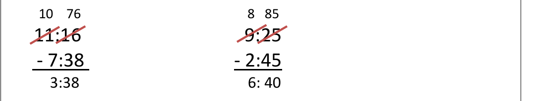 worked example from the course notes
