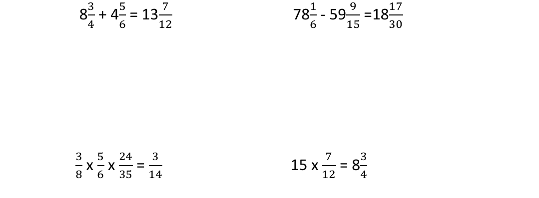 worked example from the course notes