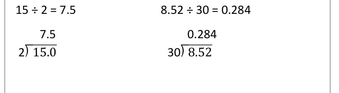 worked example from the course notes