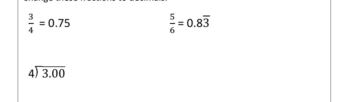 worked example from the course notes