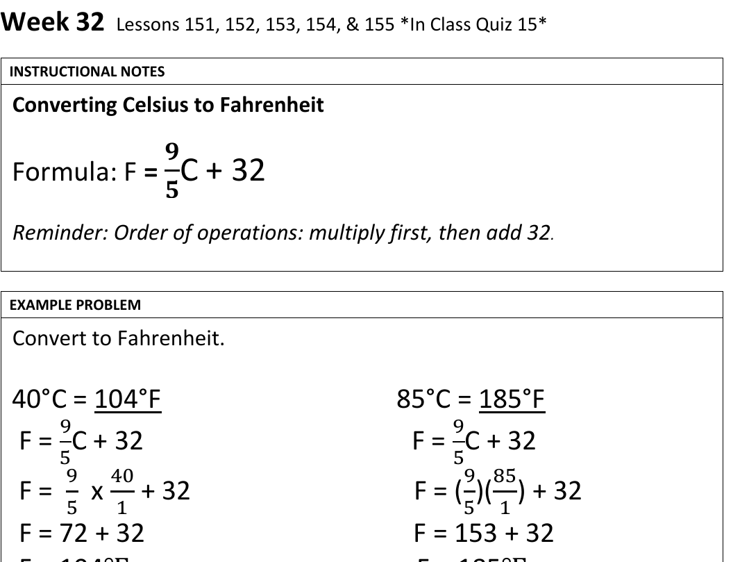 worked example from the course notes